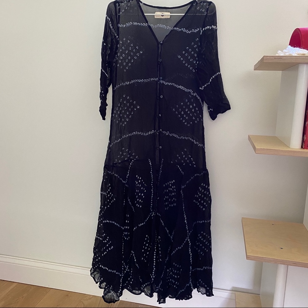 Beautiful hand dyed Tribe Alive duster kimono